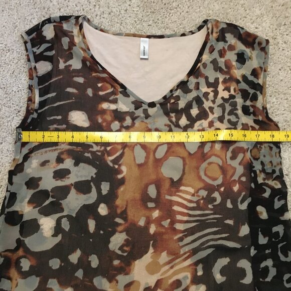 Soyaconcept Animal Print Two Layer Tank Top - Picture 11 of 15